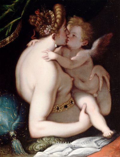 Venus und Amor von Giovanni Battista Paggi